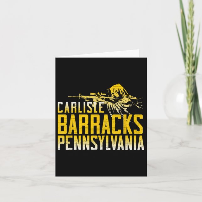 Carte La Caserne Carlisle À La Maison Du Colonel De Guer (Devant)