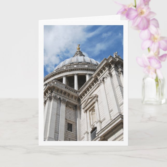 Carte La cathédrale Saint-Paul, Londres, Angleterre (Orchidée)