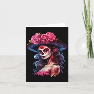Carte La Catrina Dia De Los Muertos Jour mexicain des mo