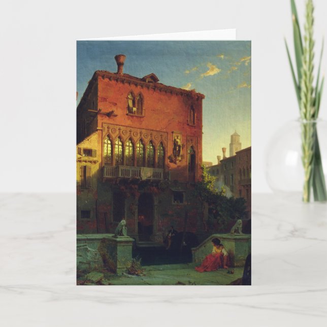Carte La Chambre d'Othello, Moore à Venise, 1856 (Devant)