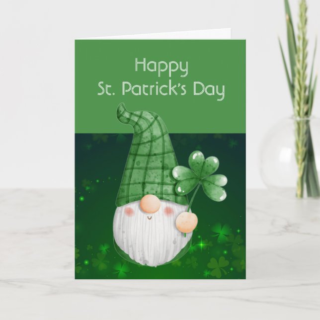 Carte La chance de The Irish Leprechaun Fun St. Patrick' (Devant)