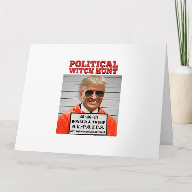 Carte La chasse aux sorcières politiques de Donald Trump (Devant)