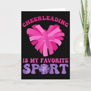 Carte La cheerleading est mon sport préféré - Cheer And