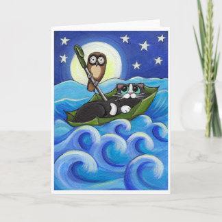 Carte La Chouette et le Pussycat
