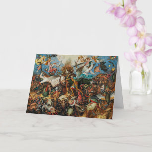 Carte La chute des anges rebelles Pieter Bruegel l'Anc