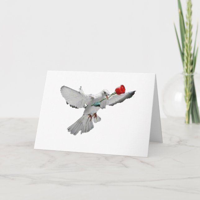 Carte La colombe et s'est levée (Devant)