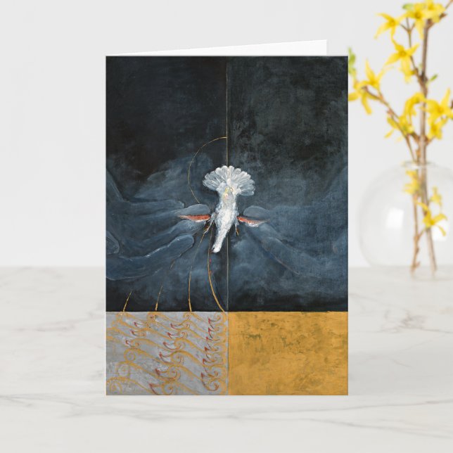 Carte La colombe, no 5 | Hilma af Klint (Fleur jaune)