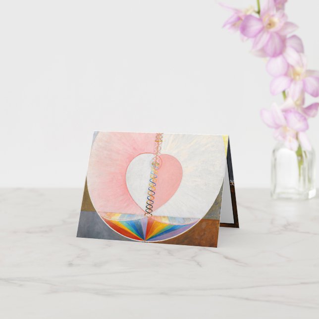 Carte La colombe par Hilma af Klint (Orchidée)