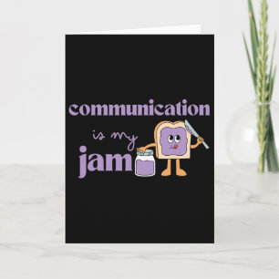 Carte La communication est mon truc Discours de sensibil