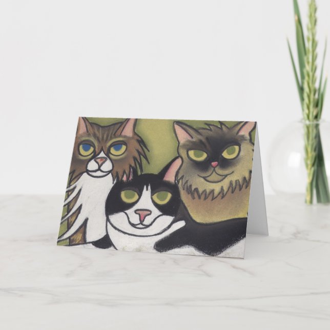 Carte La compagnie de trois par Robyn Feeley (Devant)