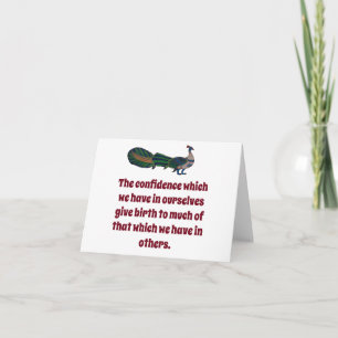 Carte La Confiance Que Nous Avons - Citation Confiance