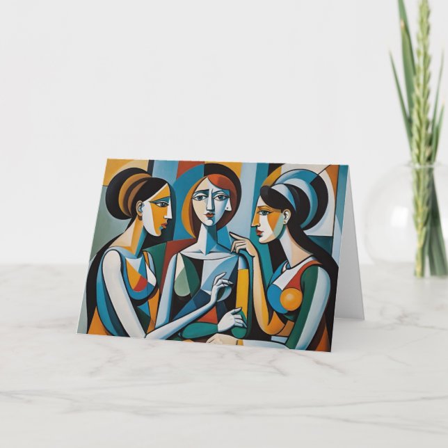 Carte La conversation (Devant)