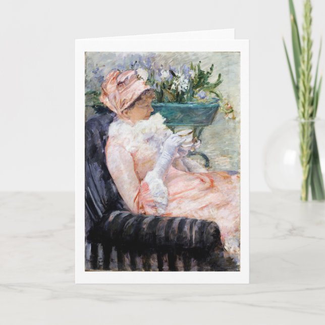 Carte La Coupe du Thé, Mary Cassatt (Devant)