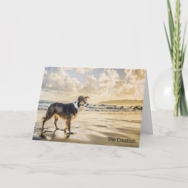 Carte La création de la vie et du poème du chien (Devant)