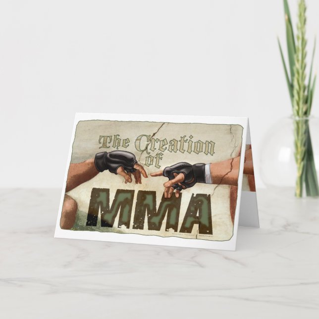 Carte La création du MIXED MARTIAL ART (Devant)