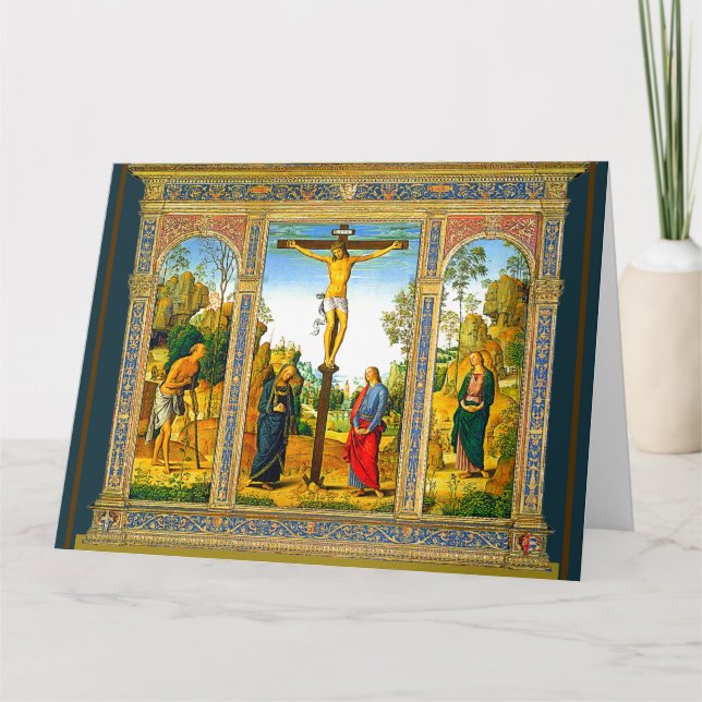Carte La Crucifixion du Christ (Devant)