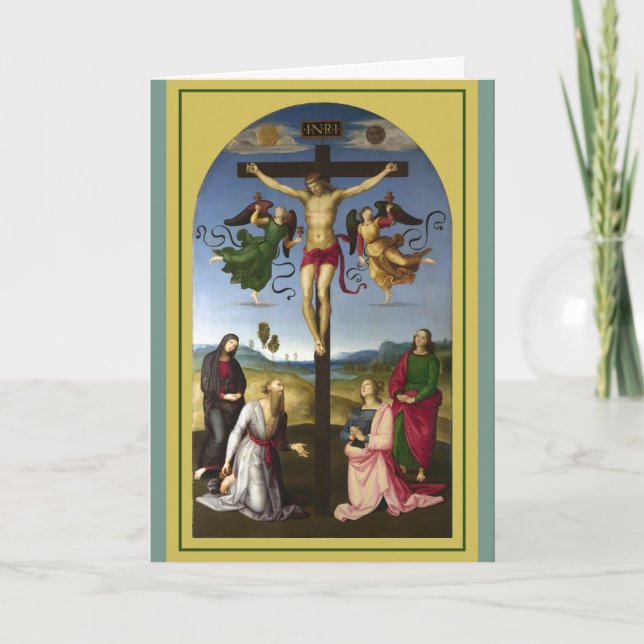 Carte La Crucifixion Mond, 1502–1503, Raphaël  (Devant)
