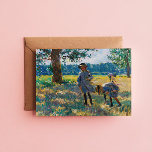 Carte La Cueillette des Fleurs Henri Lebasque