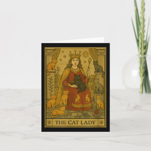 Carte La Dame aux Chats Tarot Amoureuse des Animaux Mama