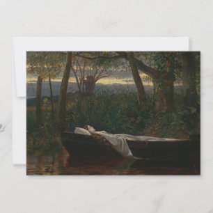 Carte La Dame de Shalott Walter Crane