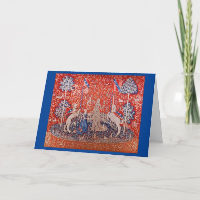 Carte La Dame et la licorne / Goût (Devant)