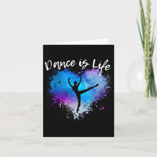 Carte La Danse C'Est La Vie Ballet Danser Ballerina Ado 