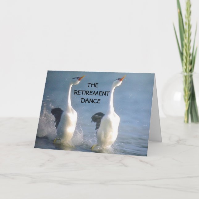 CARTE LA DANSE DE LA RETRAITE PARTICULIÈREMENT POUR VOUS (Devant)