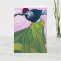 La danse d'une femme libre