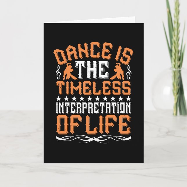 Carte La Danse Est Une Interprétation Intemporelle (Devant)