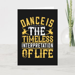 Carte La Danse Est Une Interprétation Intemporelle