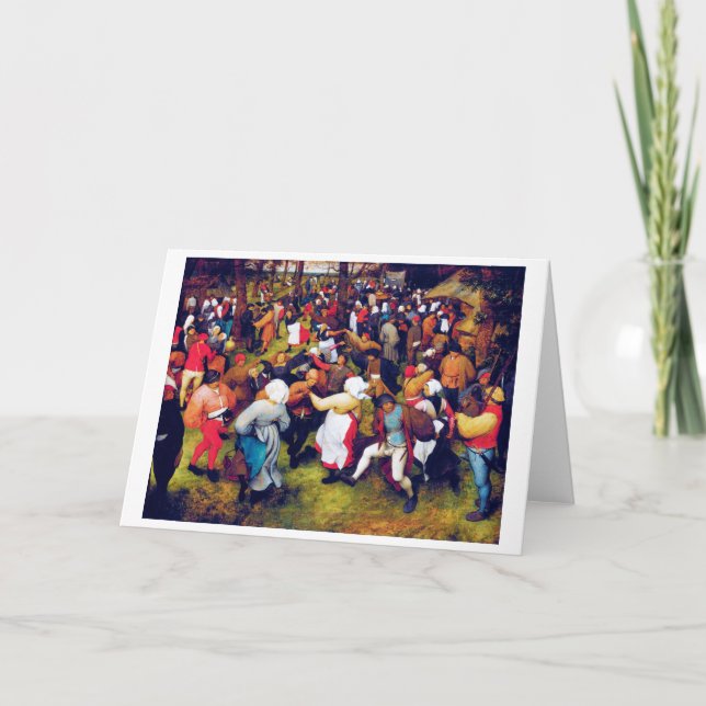 Carte La Danse Mariage, Pieter Bruegel (Devant)