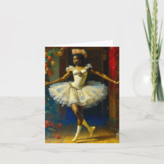 Carte La danseuse de Nutcracker au Chocolat