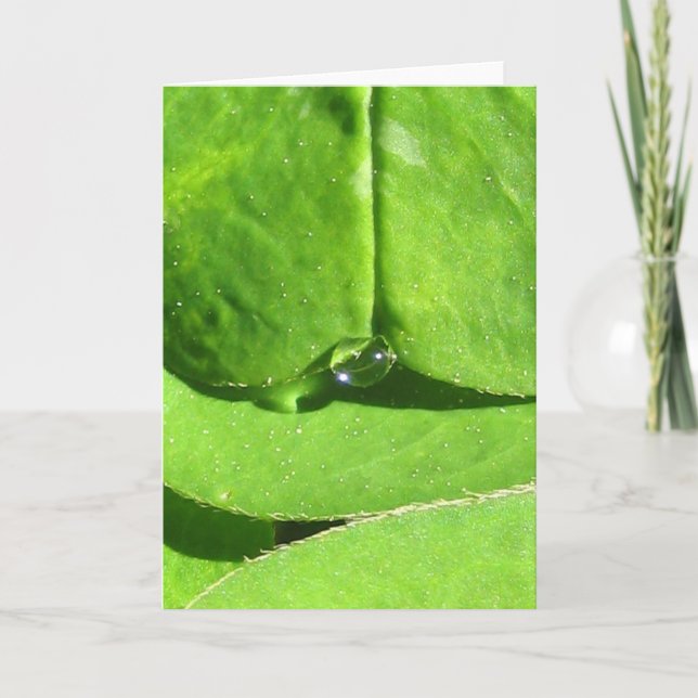 Carte La déesse nature Clocher avec Dew (Devant)