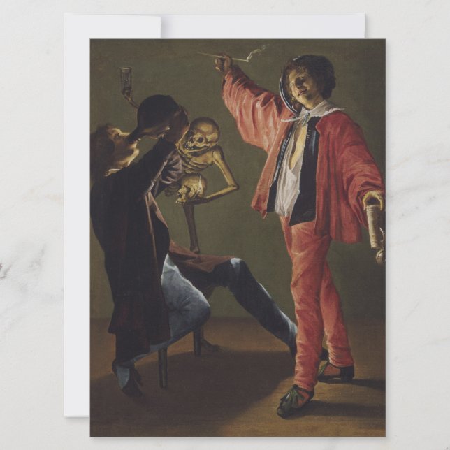 Carte La dernière goutte de bière avant que la fête ne s (Devant)