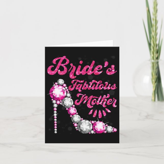 Carte La fabuleuse mère de la mariée, Mariage heureuse,  (Devant)