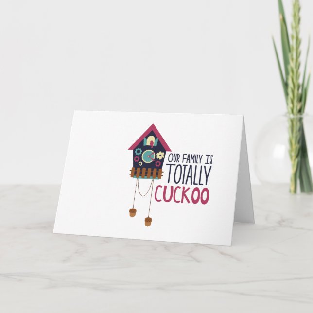 Carte La famille est Cuckoo (Devant)
