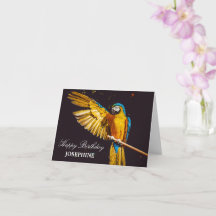 La faune des oiseaux jaunes Joli Macaw