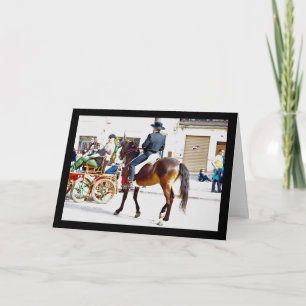 Carte La fête de bienvenue des chevaux