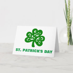 CARTE LA FÊTE DE LA SAINT-PATRICK