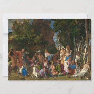 Carte La fête des dieux (par Giovanni Bellini)