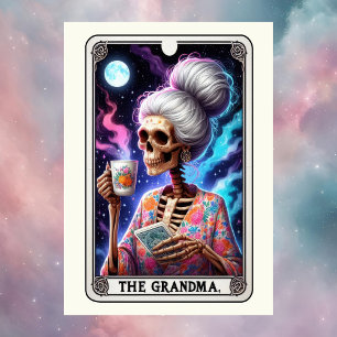 Carte La Fête des Mères Skeleton La Grand-Mère Tarot