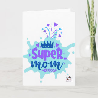 Carte La fête des Mères - Super Maman
