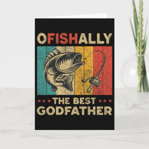 Carte La fête des pères drôle de pêche Ofishally le meil