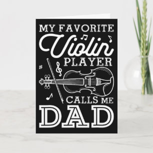 Carte La fête des pères Mon joueur de violon préféré m'a