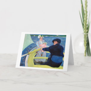 Carte La fête nautique, Mary Cassatt