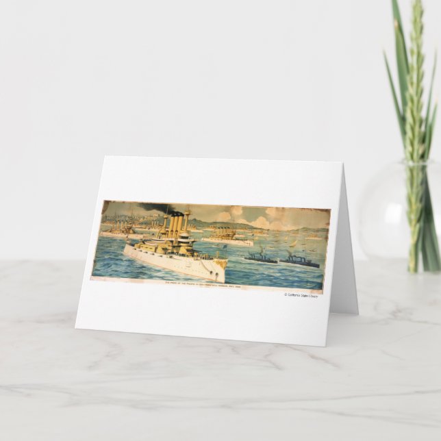 Carte La fierté de Pacifique dans le port de San (Devant)