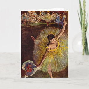 Carte La Fin d'une arabesque par Edgar Degas, Ballet Vin