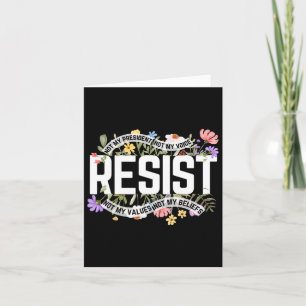 Carte La florale anti-Trump ne résiste pas à mon préside
