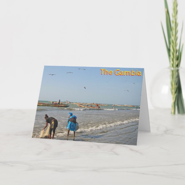 Carte La Gambie (Devant)