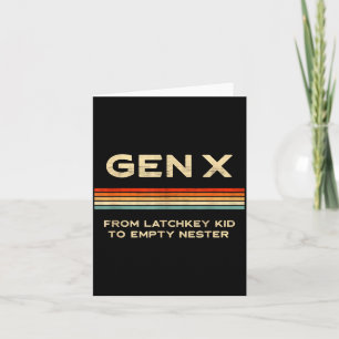 Carte La Génération X, de l'enfant à la maison sans adul
